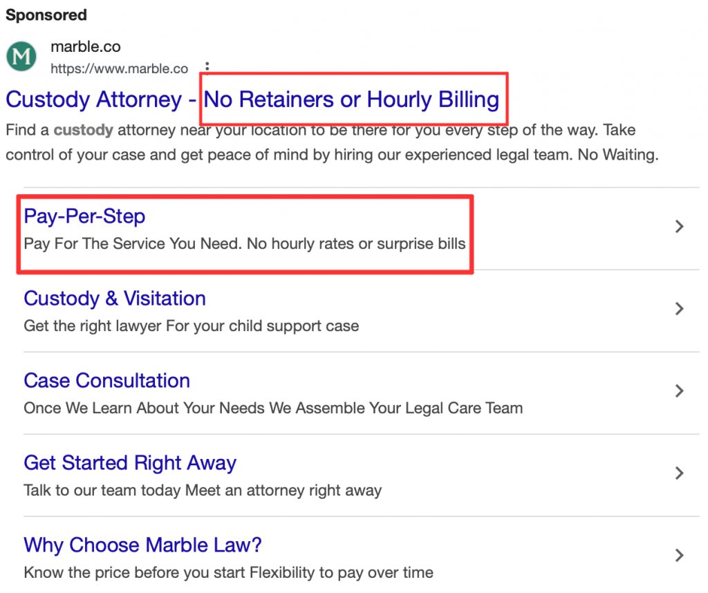 Search Ads for Child custody lawyer