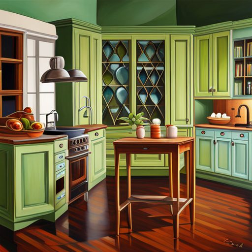 Kitchen furniture oil paint